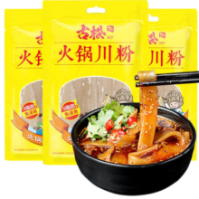 古松 火锅川粉220g 宽粉苕粉皮酸辣粉麻酱流汁宽粉火锅食材 【较划算】火锅川粉220g*3