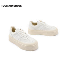 TOOMANYSHOES 曲奇饼干鞋乖乖女运动休闲板鞋厚底小白鞋