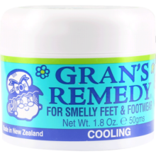 老奶奶臭脚粉（Gran’s remedy） 新西兰进口去除鞋臭脚运动粉杀菌抑菌脚部清爽净化除味粉脚臭 50g 1盒 经典款薄荷味