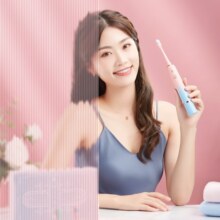 博皓（prooral）声波电动牙刷+冲牙器成人充电式护齿智能洗牙器送礼情侣电动牙刷 T33白雪