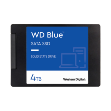 西部数据（WD）蓝盘SA510 SSD固态硬盘 2.5英寸SATA3.0串口台式机笔记本 Blue系列-3D进阶高速读写版 标配 4TB（WDS400T3B0A）