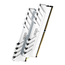 PLUS会员、百亿补贴：aigo 爱国者 32GB 16G×2套装 DDR4 3200 台式机内存条 承影白色C16