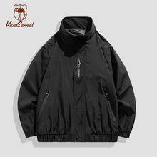 西域骆驼 VANCAMEL 2025春季新款潮流百搭冲锋衣夹克多款可选情侣款美式夹克