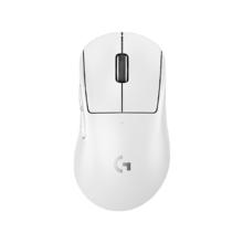 罗技 logitech GPW 四代 鹰眼 双模无线鼠标 44000DPI 白色