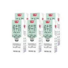 光明 纯牛奶 200ml*6盒