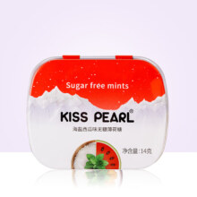 KISS PEARL无糖薄荷糖口香糖14g*1盒 任选5件