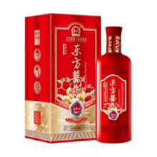 东方喜炮吉祥红国产泸州52度白酒浓香型白酒婚宴喜庆用酒喜酒 单支装 52度 450mL 1瓶 吉祥红