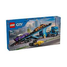 乐高 LEGO 城市系列60408跑车运输车益智男孩积木玩具礼物