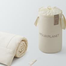 京东PLUS、自然精粹：亚朵星球 αTOUR PLANET A类抗菌 20%大豆纤维被 四季被 4.7斤 220*240cm 米白