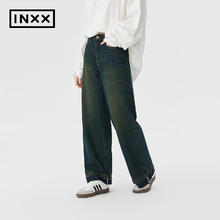 INXX APYD 街头复古水洗牛仔裤 男女款 复古蓝 XL