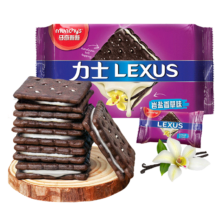 马奇新新 进口岩盐香草夹心饼干190g