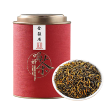 吴家世茶茶叶红茶金骏眉2024年新茶蜜香型雨前特级春茶武夷山工夫红茶 100克罐装