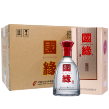 今世缘 国缘单开 柔雅型白酒 42度 500ml*6瓶 整箱装