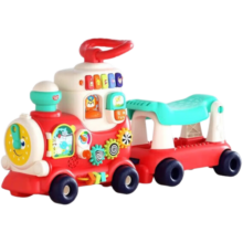 汇乐玩具（HUILE TOYS）四合一智趣小火车学步车手推车1-3岁男女孩儿童玩具生日新年礼物 4合1智趣火车