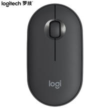 罗技 logitech Pebble 鹅卵石无线鼠标 石墨黑
