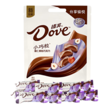 德芙（Dove）袋装榛仁果粒巧克力84g礼物休闲儿童零食糖果新年礼物生日惊喜