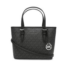 88VIP会员：迈克·科尔斯 MICHAEL KORS JET SET TRAVEL系列 女士手提包 35T9STVT0B BLACK 黑色