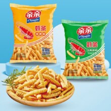 Qinqin 亲亲 经典鲜虾条 多口味任选 80g/袋*6件