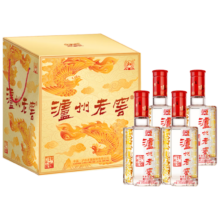 京东百亿补贴、plus会员:泸州老窖 六年窖头曲 浓香型白酒 52度500ml*4瓶整箱装 凤鸣祥瑞礼盒