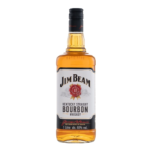金宾（Jim Beam）白占边调和型1L波本美国肯塔基州 威士忌洋酒新老包随机发