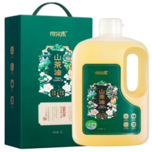 得尔乐山茶油2L 有机油茶籽油 低温压榨一级食用油