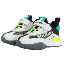 SNOOPY史努比童鞋男童运动鞋冬季新款时尚篮球鞋学生跑步鞋儿童休闲潮鞋 网布米绿 29 码内长约182mm