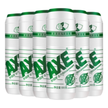 斧头牌（AXE） 去污粉(柠檬香) 500g*6瓶  柠檬香味 超强去污力