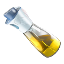 厨房玻璃油壶 按压喷油壶蓝色-160ml