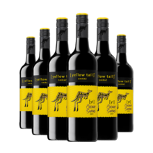 黄尾袋鼠（Yellow Tail）缤纷系列 西拉红葡萄酒智利版 750ml*6瓶 整箱装