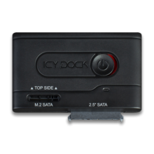 ICY DOCK 移动硬盘盒2.5吋//M.2 SATA转USB3.2硬盘读取MB031U-1SMB