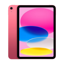 再降价、PLUS会员、限地区：Apple 苹果 iPad 第10代 10.9英寸平板 2023款 64GB eSIM版 MUU33CH/A 粉色 蜂窝网络