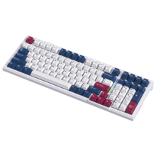RK ROYAL KLUDGE R98三模机械键盘无线蓝牙有线电竞游戏电脑办公客制化热插拔98键侧刻女生打字烟雨轴V2 火蓝(烟雨轴V2)热插拔(三模)RGB