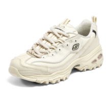 斯凯奇（Skechers）小白熊丨老爹鞋男女同款革面复古潮流休闲学生跑步运动鞋小白鞋 女款-银标小白熊/WSL 38
