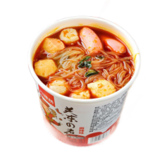 川豫情 关东煮懒人速食火锅桶装即食丸子方便粉丝麻辣烫 麻辣关东煮138gX4桶