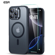 ESR 亿色 iphone 16 pro 磁吸软边硬背壳  磨砂黑 送钢化膜