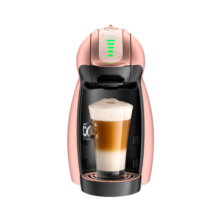 DOLCE GUSTO【国家补贴】雀巢多趣酷思 全自动胶囊咖啡机 小企鹅玫瑰金 15BAR高压 超大水箱 奶泡一体