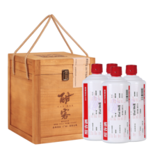 酣客酱酒53度 2017年标准版 酱香型白酒贵州大曲白酒 53度 500mL 4瓶 整箱装