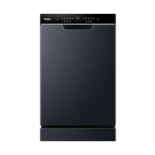 海尔（Haier）嵌入式小型洗碗机小蛮腰X3000 12套大容量 45cm超窄 80℃消杀 一级水效 EYBW122286BKU1国家补贴 X3000超窄12套 80℃消杀