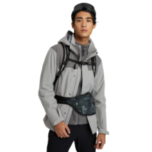 KOLON SPORT/可隆三合一冲锋衣 男子户外运动透湿防水夹克 【抓绒内胆】LHJK3WNT91-LC 浅灰 175/L