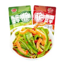 88VIP:口水娃休闲零食小吃贡菜魔芋混合味礼包128g*1包 买一送一