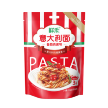 鲜禾 意大利面番茄肉酱味 经典意面免煮速食拌面条方便面 255g/袋装