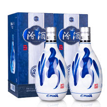 汾酒 青花20 42度 500ml*2瓶 国际版 清香型白酒 送礼袋