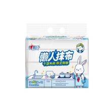 plus会员：心相印 懒人抹布 厨房用纸 抽取式40抽*4包共160抽