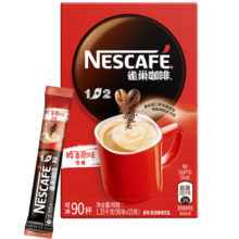 雀巢（Nestle）咖啡1+2速溶咖啡  三合一微研磨咖啡粉  王安宇推荐 原味90条