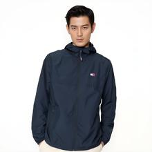 TOMMY HILFIGER TOMMY汤米男士2024春秋美式休闲潮流连帽夹克秋冬季薄款外套