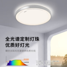 Panasonic 松下 米家智控全光谱吸顶灯 银色框 48w