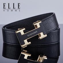 ELLE HOMME 法国品牌皮带男士真皮