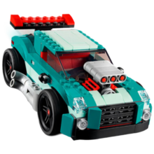 乐高（LEGO）积木玩具 创意三合一 31127 街头赛车 7岁+ 儿童生日礼物