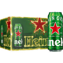 喜力 经典罐装500mL*12 赠星银500ml*4+玻璃杯*4+0.0系列150ml*24