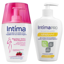 茵缇玛（Intima）Pro乳酸私处护理液 女性私密处妇科阴部洗液 蔓越莓家庭日常护理